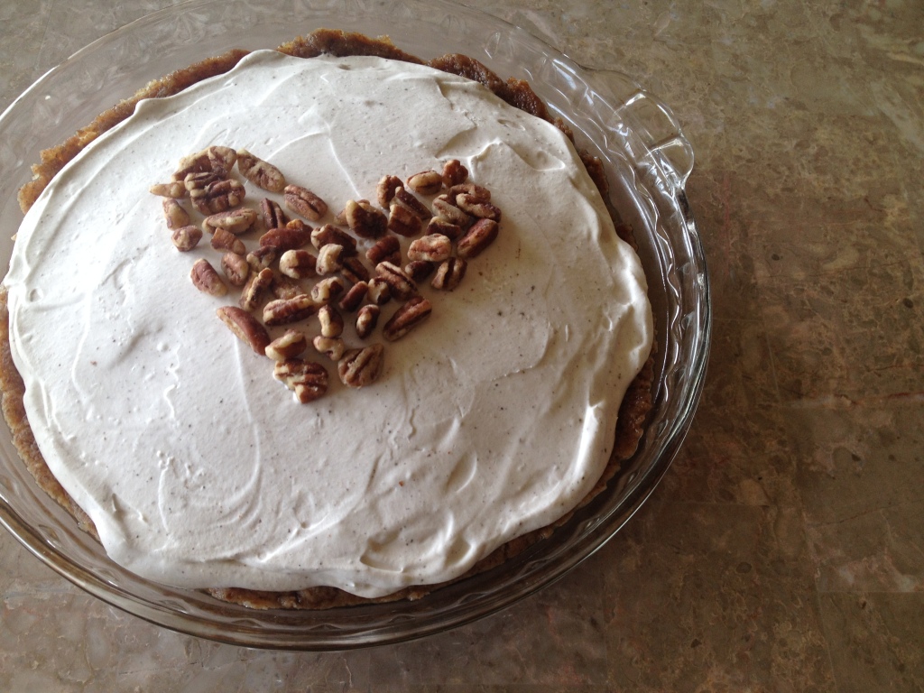 The raw Chocolate Banana Cream Pie I made for Willow's 2nd birthday. Got the recipe from Emily von Euw's book - Rawsome Vegan Baking