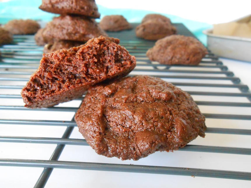 Flourless Chocolate Tahini Cookies